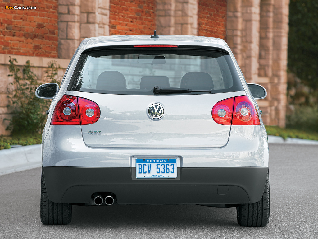 Volkswagen GTI 5-door (Typ 1K) 2006–08 photos (1024 x 768)