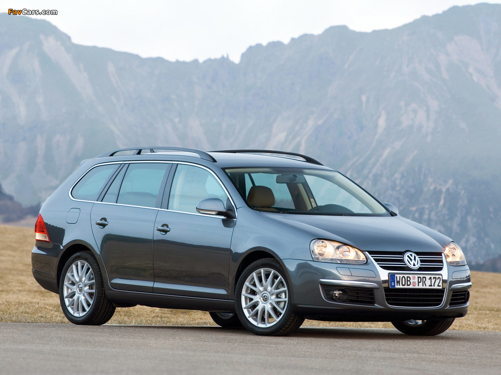 Volkswagen Golf Variant (Typ 1K) 2007–09 photos (1024 x 768)