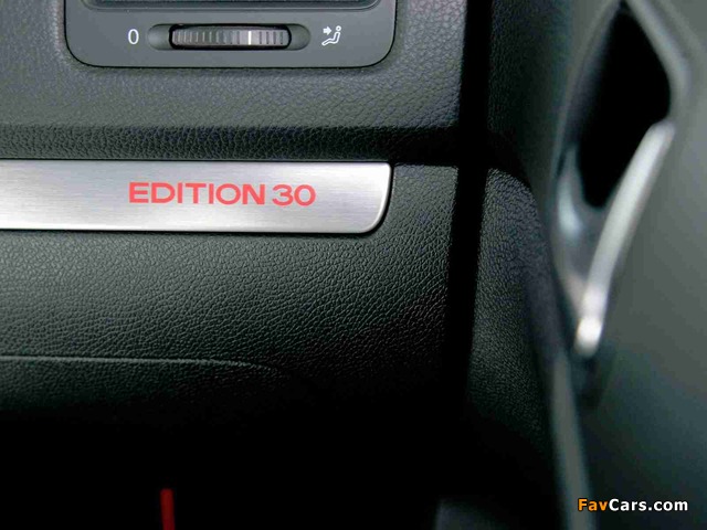Volkswagen Golf GTI Edition 30 (Typ 1K) 2007 pictures (640 x 480)
