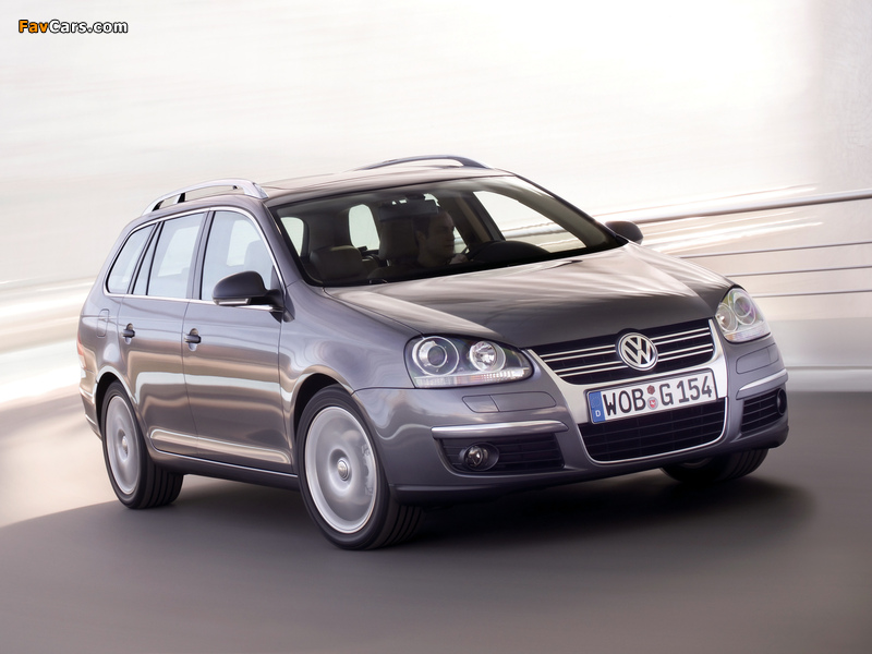 Volkswagen Golf Variant (Typ 1K) 2007–09 wallpapers (800 x 600)