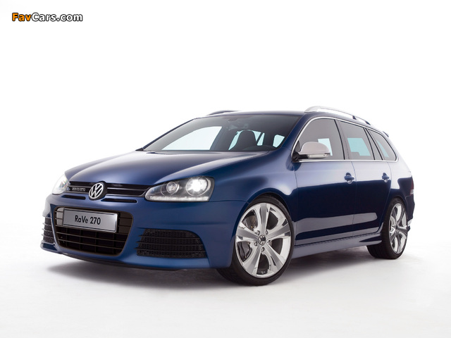 Volkswagen Golf Variant RaVe 270 Concept (Typ 1K) 2007 wallpapers (640 x 480)