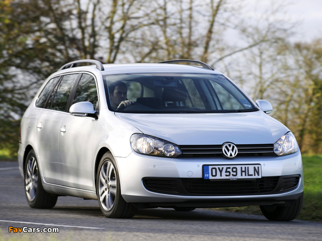 Volkswagen Golf Variant UK-spec (Typ 5K) 2009 images (640 x 480)