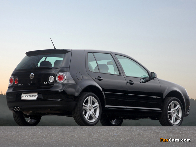 Volkswagen Golf Black Edition BR-spec (Typ 1J) 2009 photos (640 x 480)