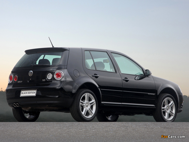 Volkswagen Golf Black Edition BR-spec (Typ 1J) 2009 photos (800 x 600)