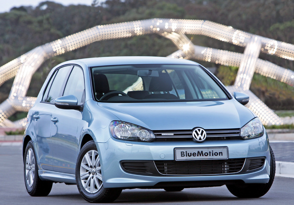 Volkswagen Golf BlueMotion 5-door ZA-spec (Typ 5K) 2009–12 photos