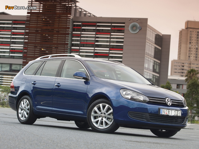 Volkswagen Golf Variant AU-spec (Typ 5K) 2009 pictures (640 x 480)