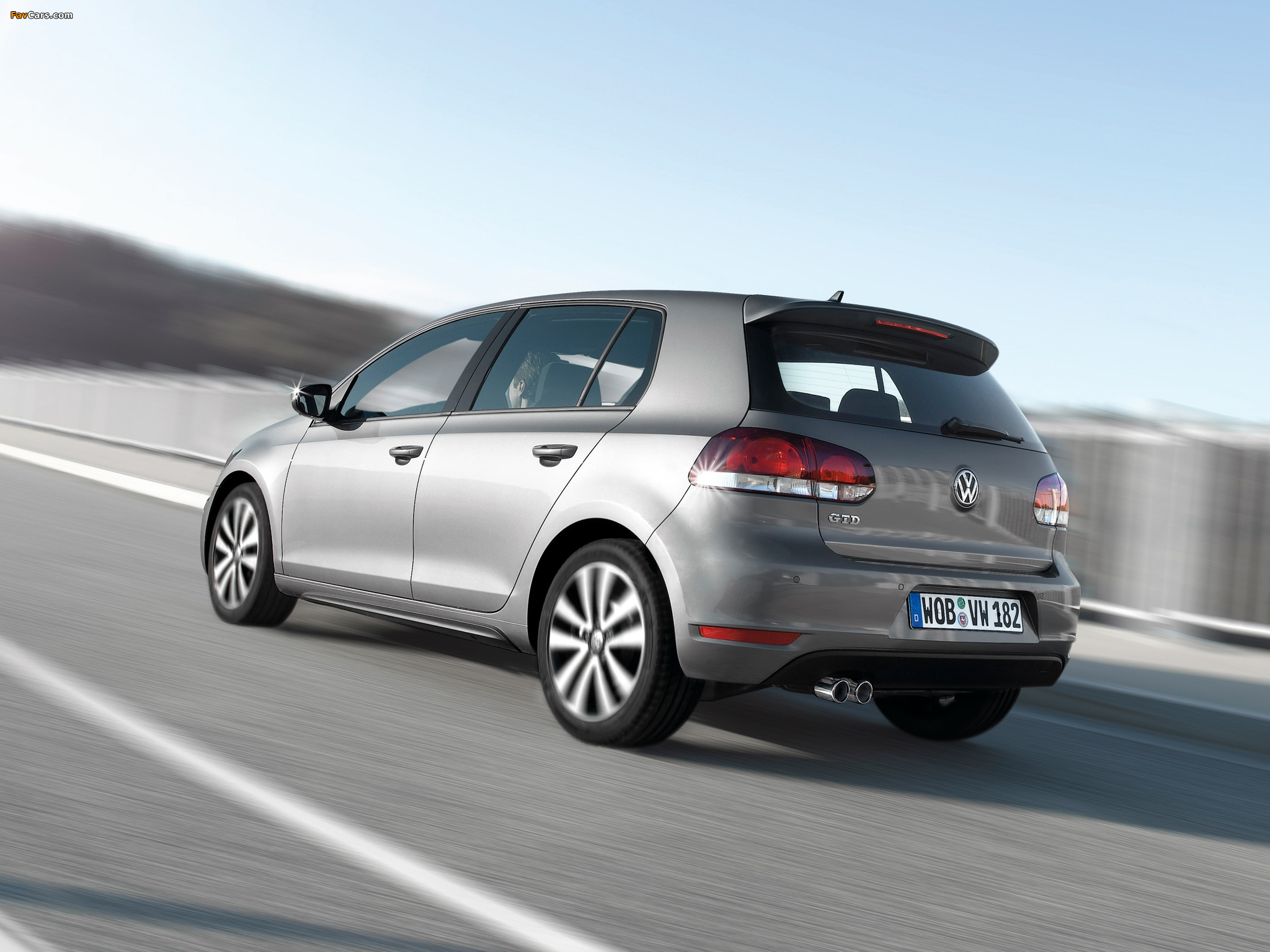 Volkswagen Golf GTD 5-door (Typ 1K) 2009 wallpapers (2048 x 1536)