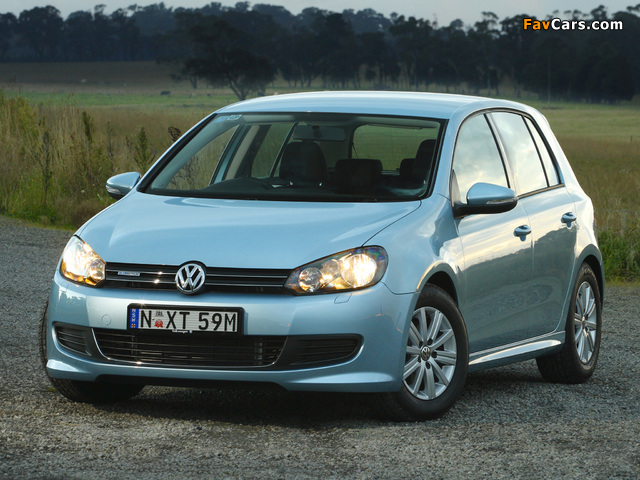 Volkswagen Golf BlueMotion 5-door AU-spec (Typ 5K) 2009–12 wallpapers (640 x 480)