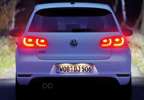 Volkswagen Golf GTD 5-door (Typ 1K) 2009 wallpapers