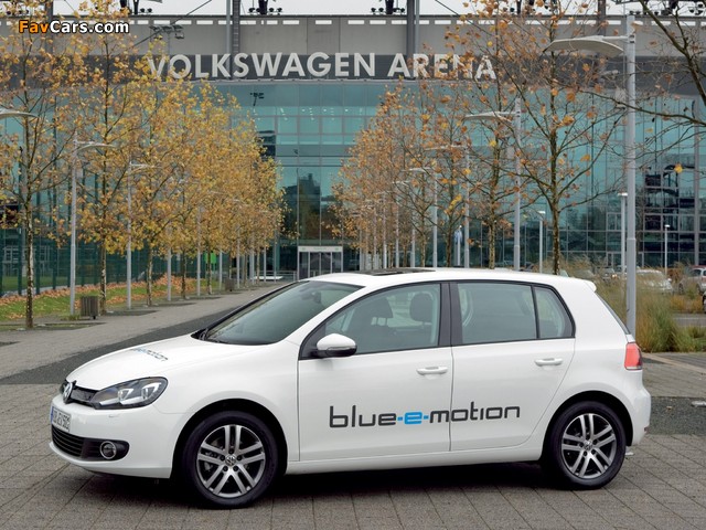 Volkswagen Golf Blue-e-motion Prototype (Typ 5K) 2010 photos (640 x 480)