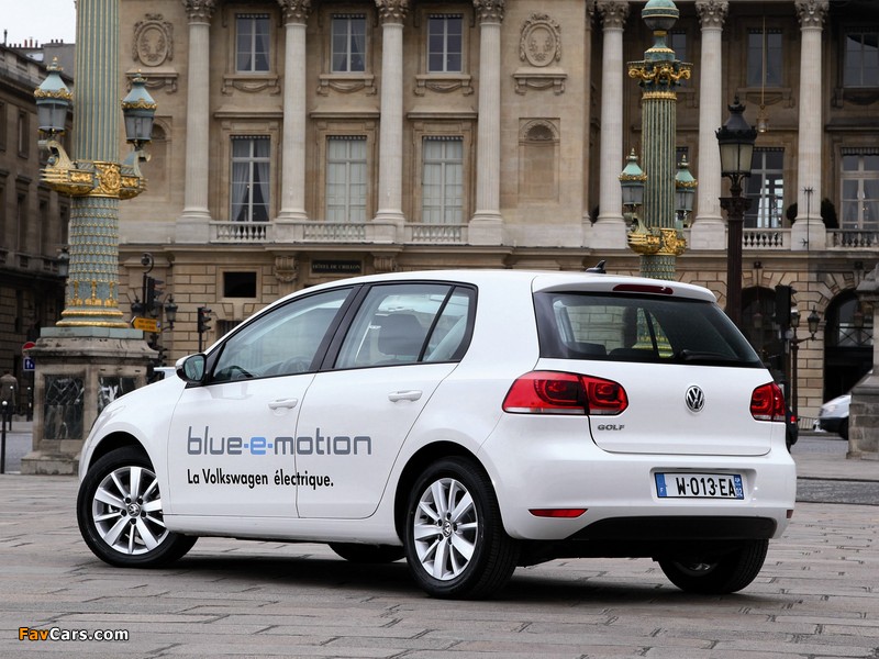 Volkswagen Golf Blue-e-motion Prototype (Typ 5K) 2010 pictures (800 x 600)