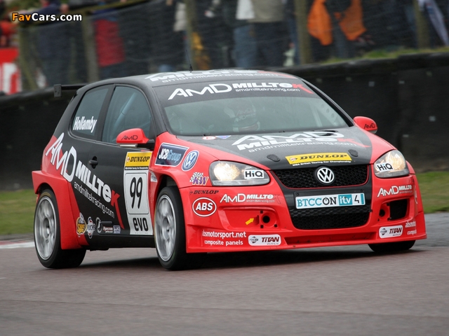 Volkswagen Golf BTCC (Typ 1K) 2010 wallpapers (640 x 480)