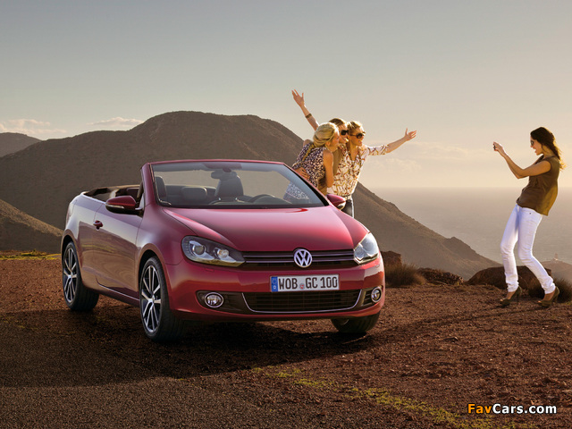 Volkswagen Golf Cabrio (Typ 5K) 2011 photos (640 x 480)