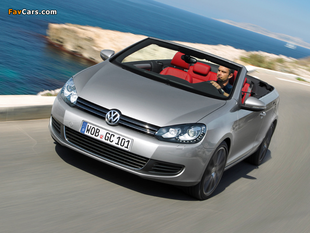 Volkswagen Golf Cabrio (Typ 5K) 2011 pictures (640 x 480)