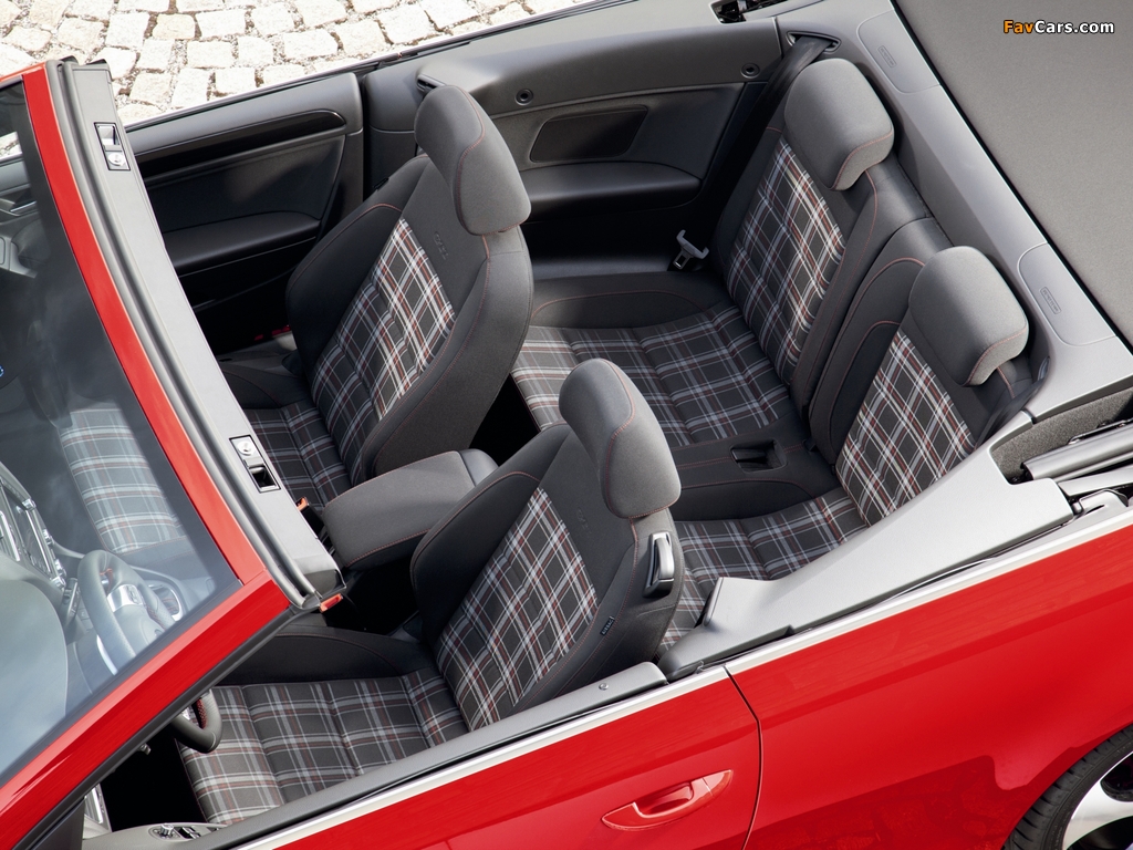 Volkswagen Golf GTI Cabriolet (Typ 5K) 2012 images (1024 x 768)