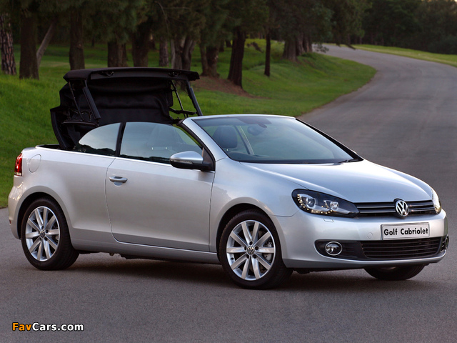 Volkswagen Golf Cabrio ZA-spec (Typ 5K) 2012 images (640 x 480)