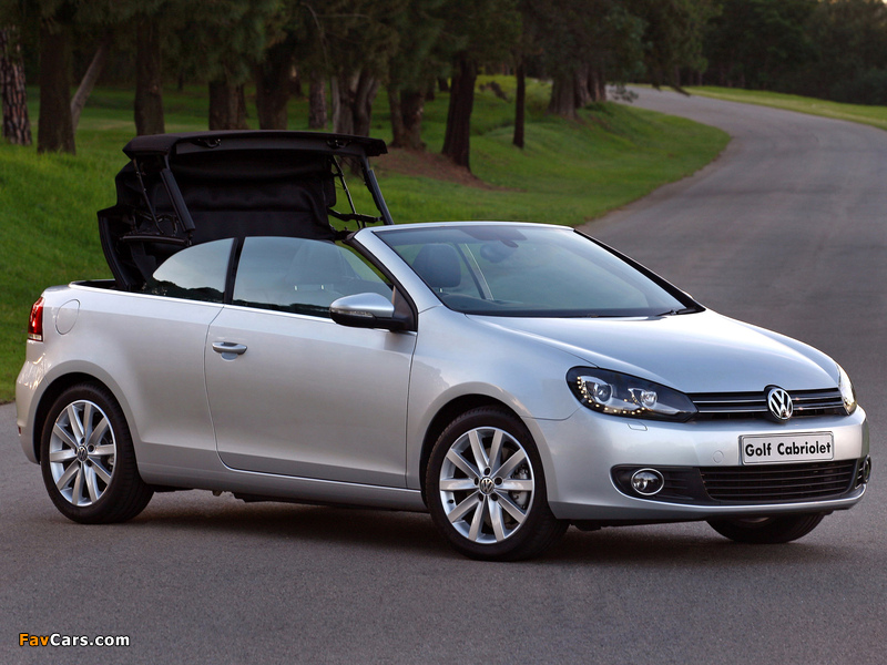 Volkswagen Golf Cabrio ZA-spec (Typ 5K) 2012 images (800 x 600)