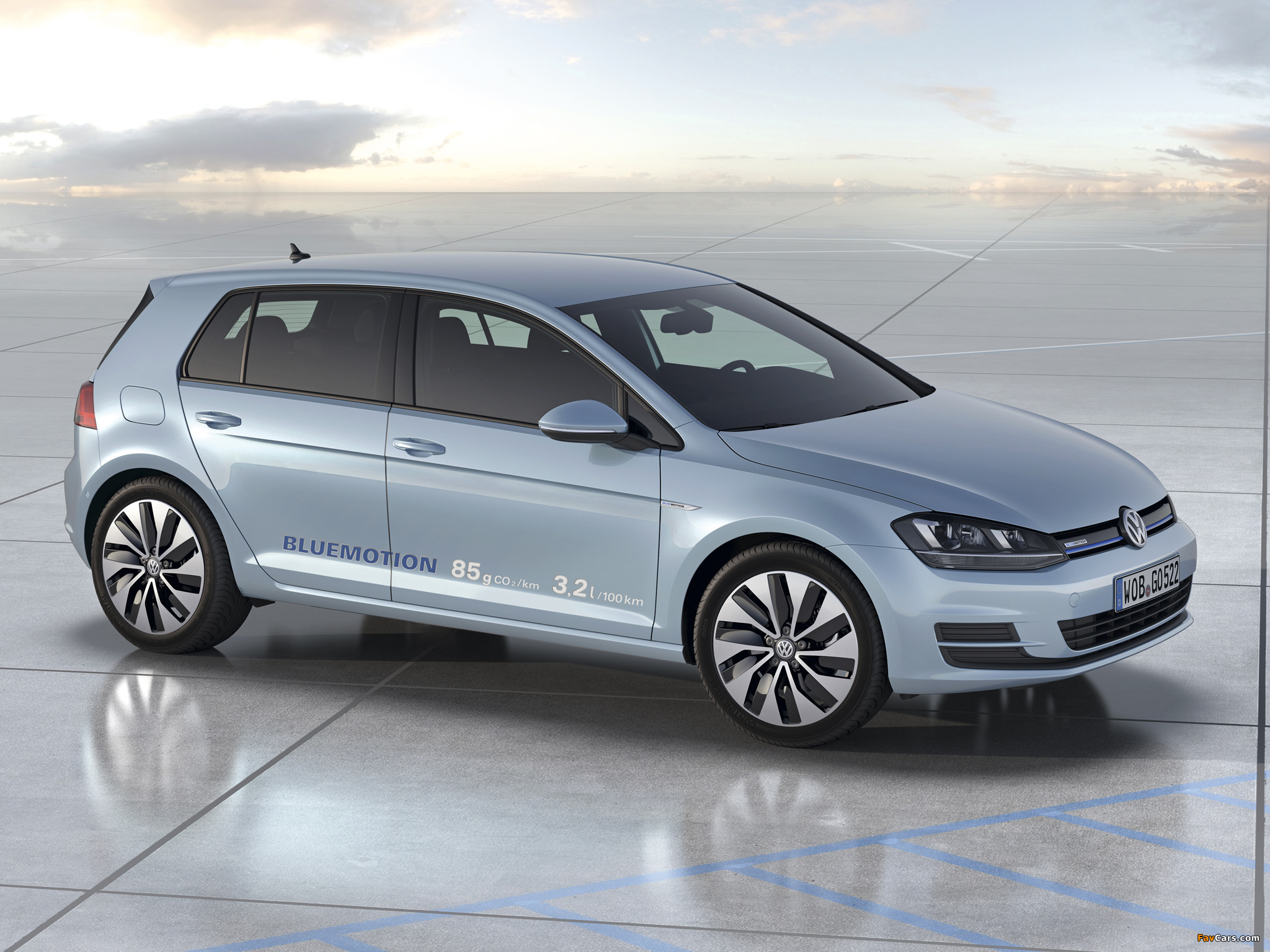 Volkswagen Golf BlueMotion Concept (Typ 5G) 2012 photos (2048 x 1536)