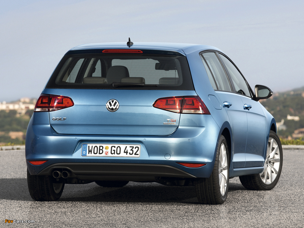 Volkswagen Golf TSI BlueMotion 5-door (Typ 5G) 2012 pictures (1024 x 768)