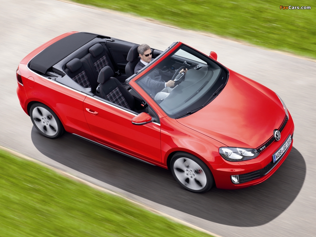 Volkswagen Golf GTI Cabriolet (Typ 5K) 2012 pictures (1024 x 768)