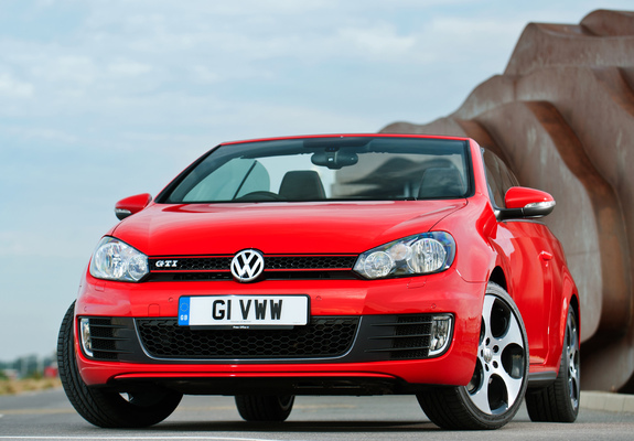 Volkswagen Golf GTI Cabriolet UK-spec (Typ 5K) 2012 pictures