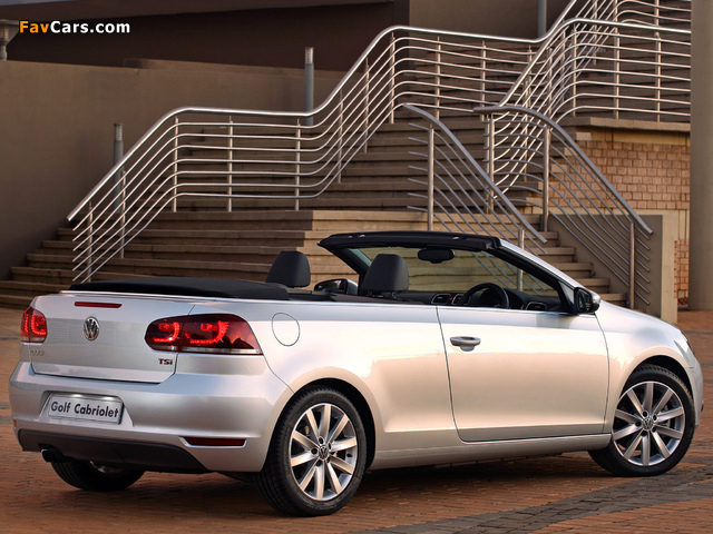 Volkswagen Golf Cabrio ZA-spec (Typ 5K) 2012 wallpapers (640 x 480)