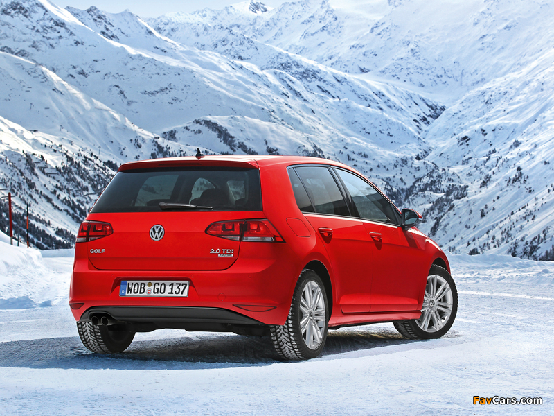 Volkswagen Golf TDI 4MOTION 5-door (Typ 5G) 2013 images (800 x 600)