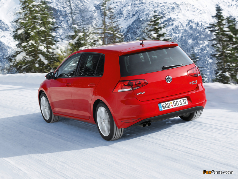 Volkswagen Golf TDI 4MOTION 5-door (Typ 5G) 2013 images (800 x 600)