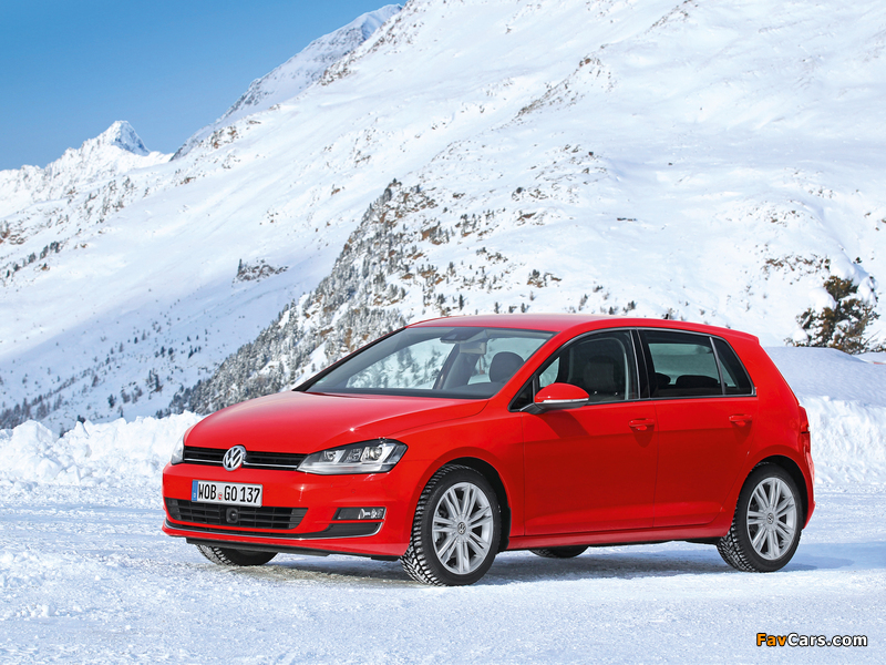 Volkswagen Golf TDI 4MOTION 5-door (Typ 5G) 2013 images (800 x 600)