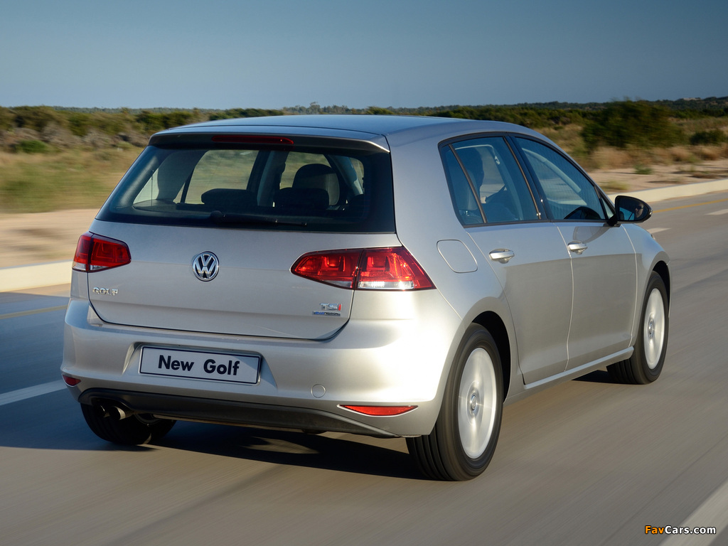 Volkswagen Golf TSI BlueMotion 5-door ZA-spec (Typ 5G) 2013 photos (1024 x 768)