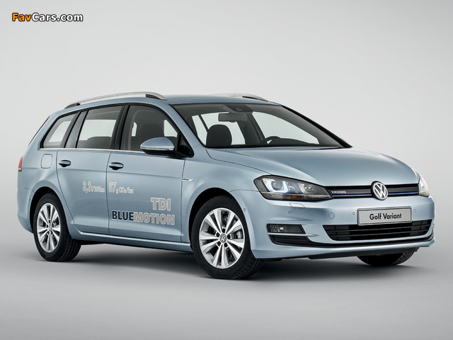 Volkswagen Golf TDI BlueMotion Variant (Typ 5G) 2013 photos (640 x 480)