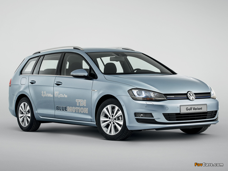 Volkswagen Golf TDI BlueMotion Variant (Typ 5G) 2013 photos (800 x 600)