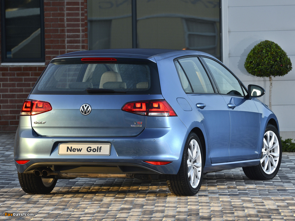 Volkswagen Golf TSI BlueMotion 5-door ZA-spec (Typ 5G) 2013 pictures (1024 x 768)
