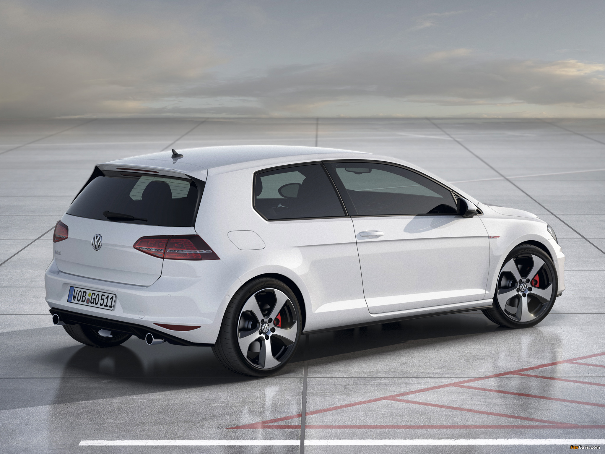 Volkswagen Golf GTI 3-door (Typ 5G) 2013 wallpapers (2048 x 1536)