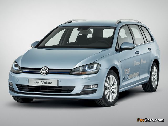 Volkswagen Golf TDI BlueMotion Variant (Typ 5G) 2013 wallpapers (640 x 480)