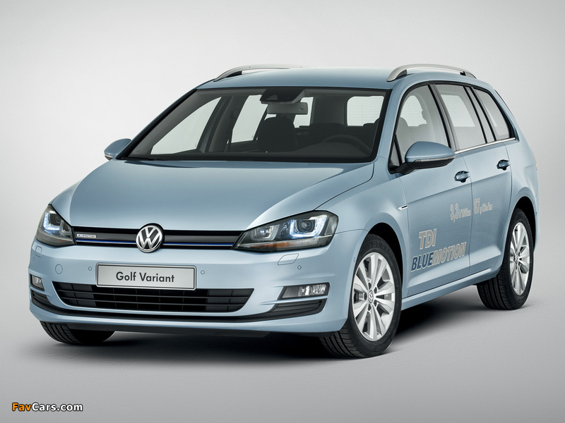 Volkswagen Golf TDI BlueMotion Variant (Typ 5G) 2013 wallpapers (800 x 600)