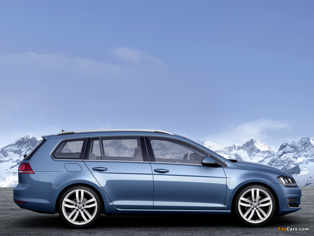 Volkswagen Golf TSI BlueMotion Variant (Typ 5G) 2013 wallpapers (1024 x 768)