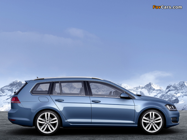 Volkswagen Golf TSI BlueMotion Variant (Typ 5G) 2013 wallpapers (640 x 480)