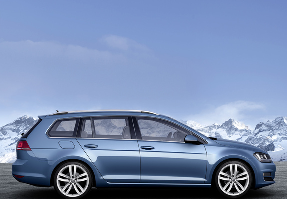 Volkswagen Golf TSI BlueMotion Variant (Typ 5G) 2013 wallpapers