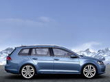 Volkswagen Golf TSI BlueMotion Variant (Typ 5G) 2013 wallpapers