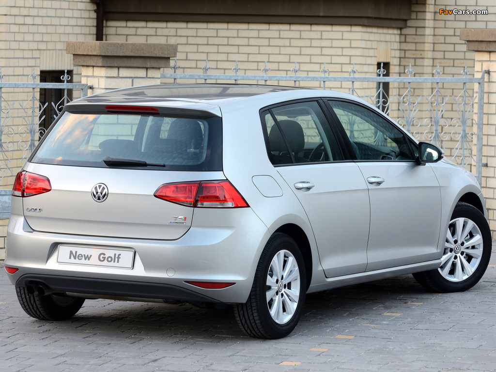 Volkswagen Golf TSI BlueMotion 5-door ZA-spec (Typ 5G) 2013 wallpapers (1024 x 768)