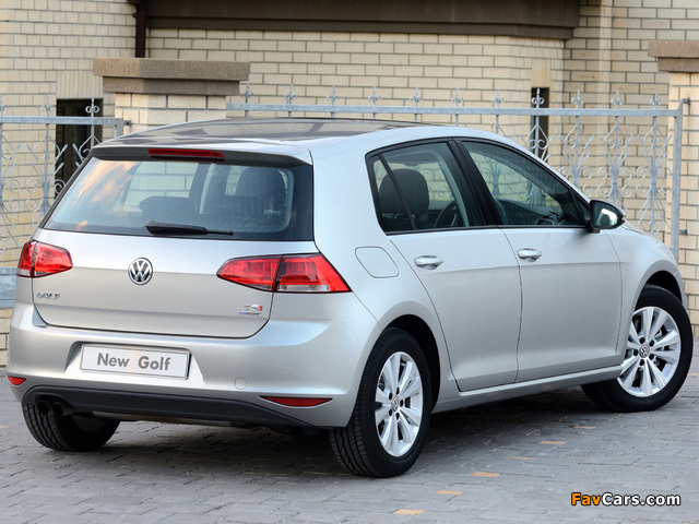 Volkswagen Golf TSI BlueMotion 5-door ZA-spec (Typ 5G) 2013 wallpapers (640 x 480)