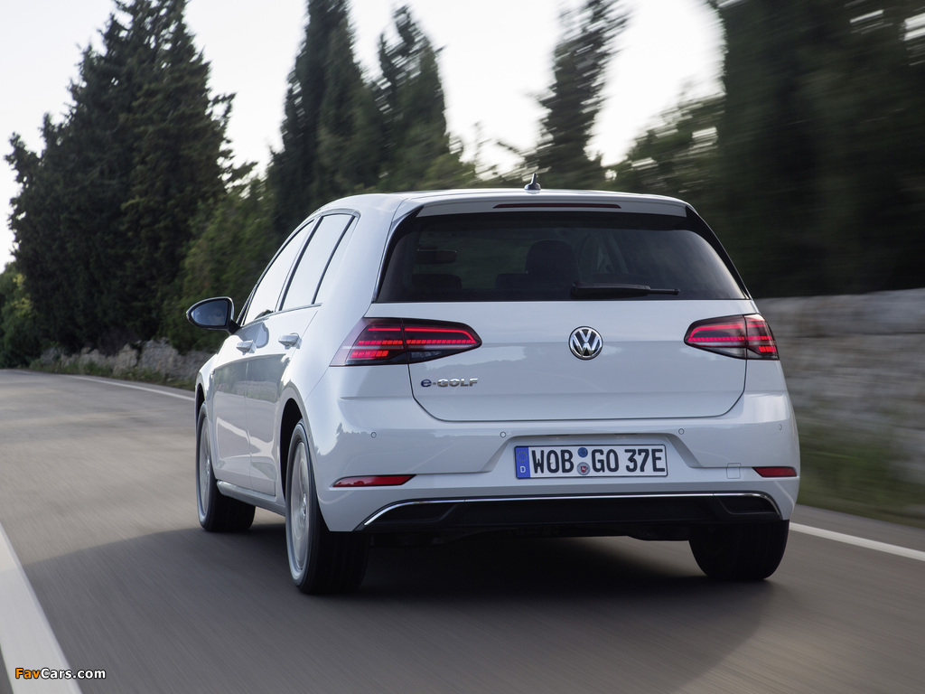 Volkswagen e-Golf (Type 5G) 2017 images (1024 x 768)