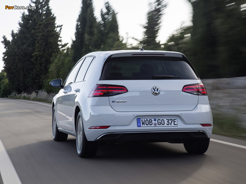 Volkswagen e-Golf (Type 5G) 2017 images (800 x 600)