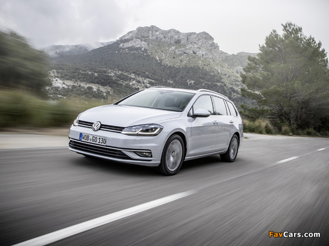 Volkswagen Golf TSI Variant (Typ 5G) 2017 wallpapers (640 x 480)