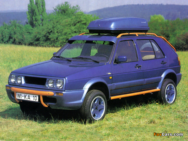 Volkswagen Golf Country Sahara by Kamei (Typ 1G) wallpapers (640 x 480)