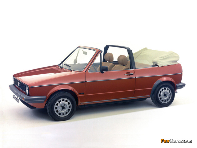 Volkswagen Golf Cabrio (Typ 17) 1979–88 wallpapers (640 x 480)