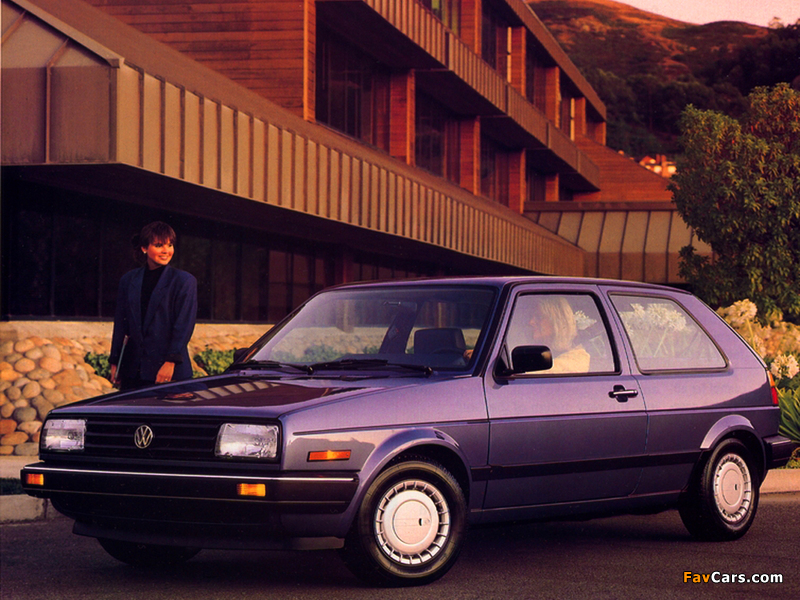 Volkswagen Golf 3-door US-spec (Typ 1G) 1987–92 wallpapers (800 x 600)