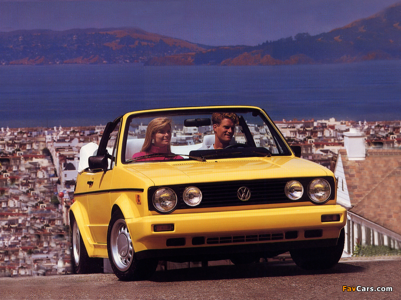 Volkswagen Cabriolet (Typ 17) 1988–93 wallpapers (800 x 600)