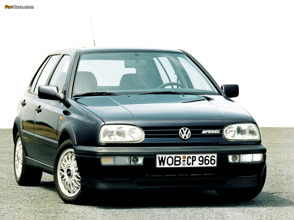 Volkswagen Golf VR6 5-door (Typ 1H) 1991–97 wallpapers (1024 x 768)